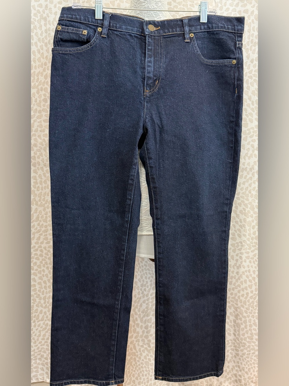 Ralph Lauren Dark Blue Straight-Leg Women's Jeans
